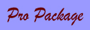 Professional Package